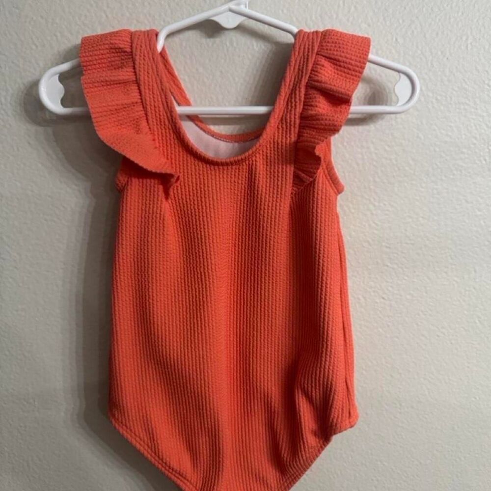 Carter-s Women's Orange and Pink Swimsuit-one-piece